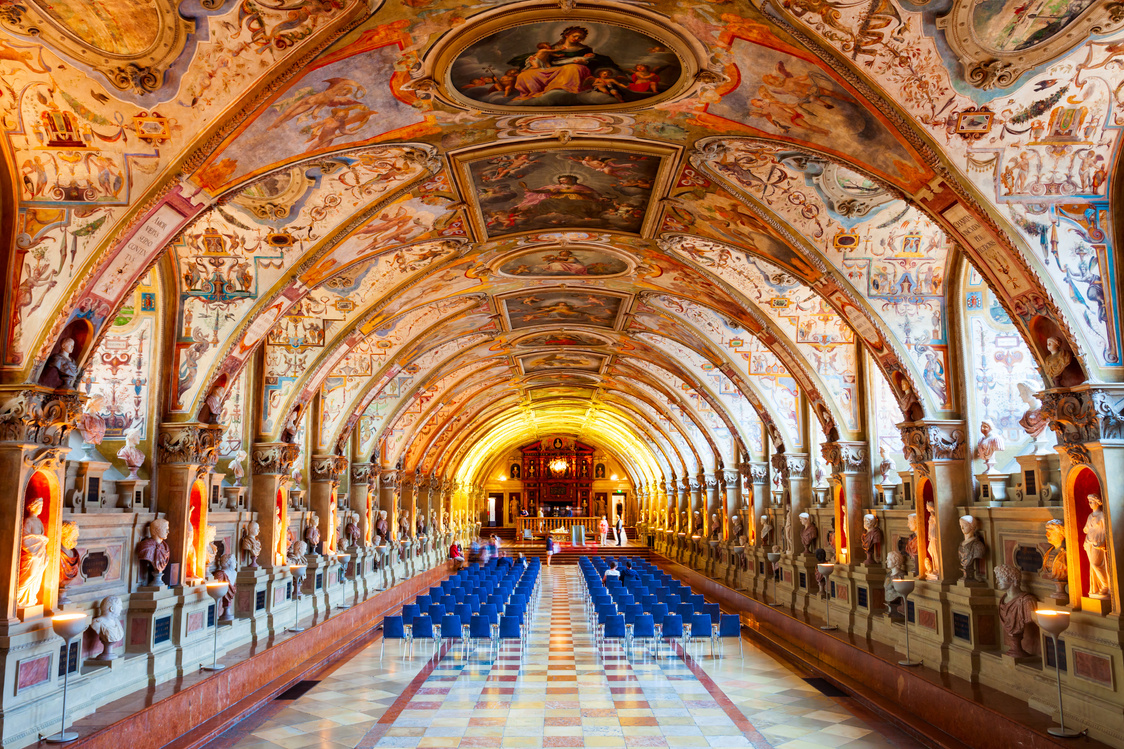 Munich Residence Museum or Munchen Residenz Palace