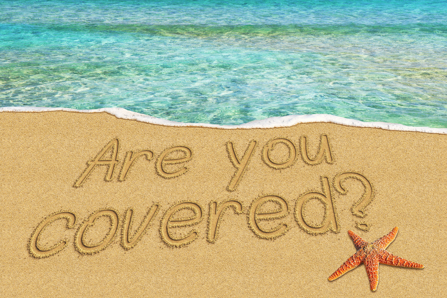 are you covered, travel insurance concept