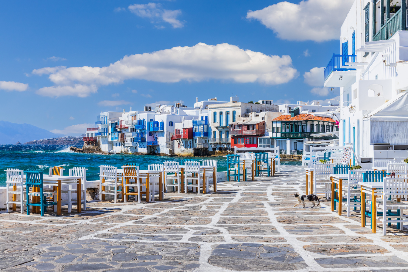 Mykonos, Greece.